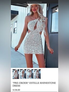 Estelle Rhinestone Dress
